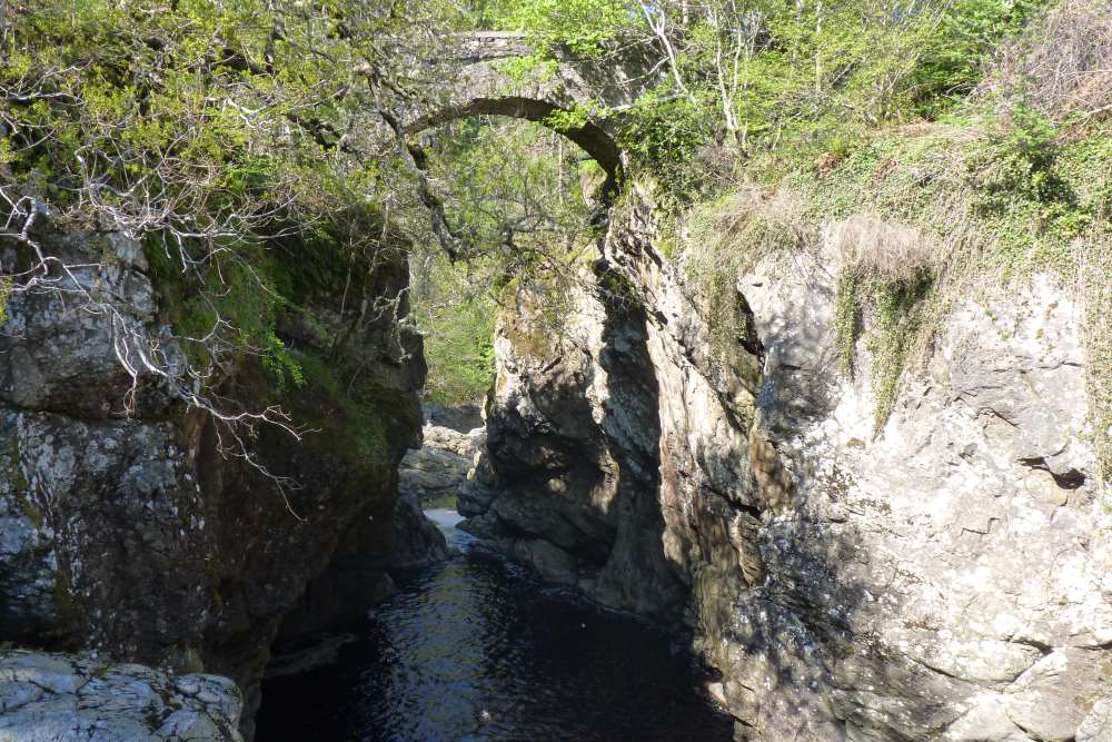 Historic Bridge at Foyers The historic bridge at Foyers on the South Loch Ness Trail