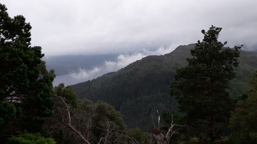 Mist over Loch Ness (Image by Gordon Watson) View of Loch Ness with clouds and mist in the Scottish Highlands