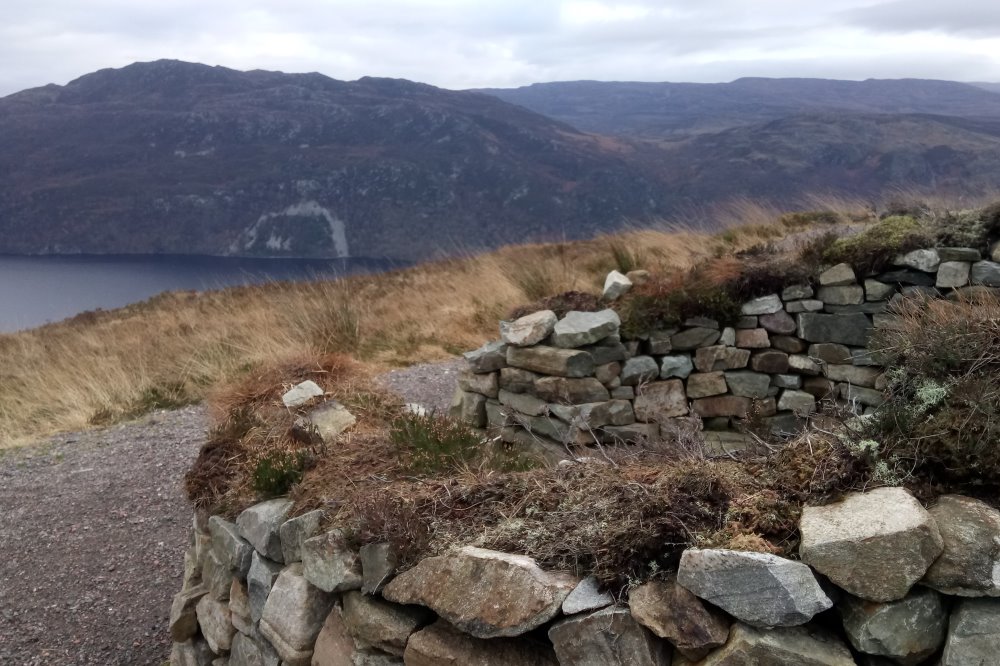 Viewpoint and picnic spot on the Great Glen Way overlooking Loch Ness Viewpoint and picnic spot on the Great Glen Way overlooking Loch Ness