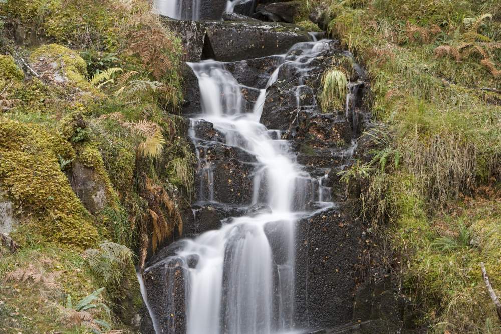 Waterfall near the Great Glen Way at Fort Augustus Waterfall near the Great Glen Way at Fort Augustus