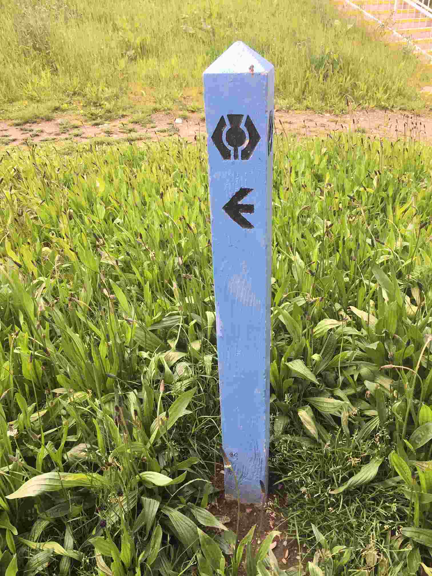 Photograph of a Great Glen Way Marker