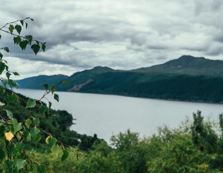 View of Loch Ness from path