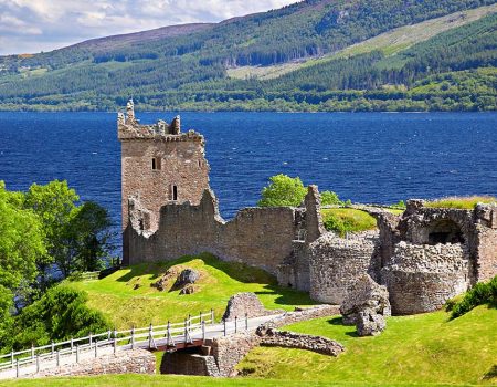 a view of Castle Urquhart