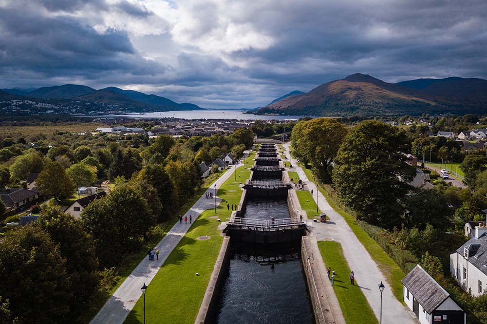 Neptune's Staircase on the Great Glen Way